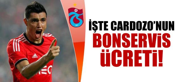 Trabzonspor, Cardozoyu KAP'a bildirdi.