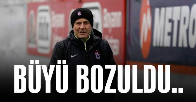 Trabzonspor'da  saha bys bozuldu 