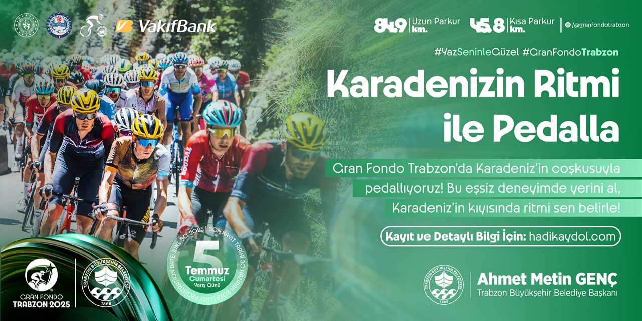 TRABZON’U PEDALLARINIZLA KEŞFEDİN