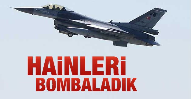 TSK, PKK mevzileri bombalad 