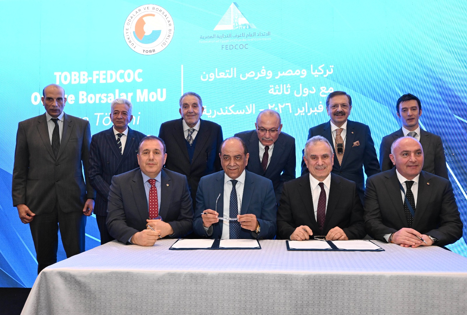 TTSO Başkanı Çelebi Mısır’da iş birliği anlaşmasına imza attı