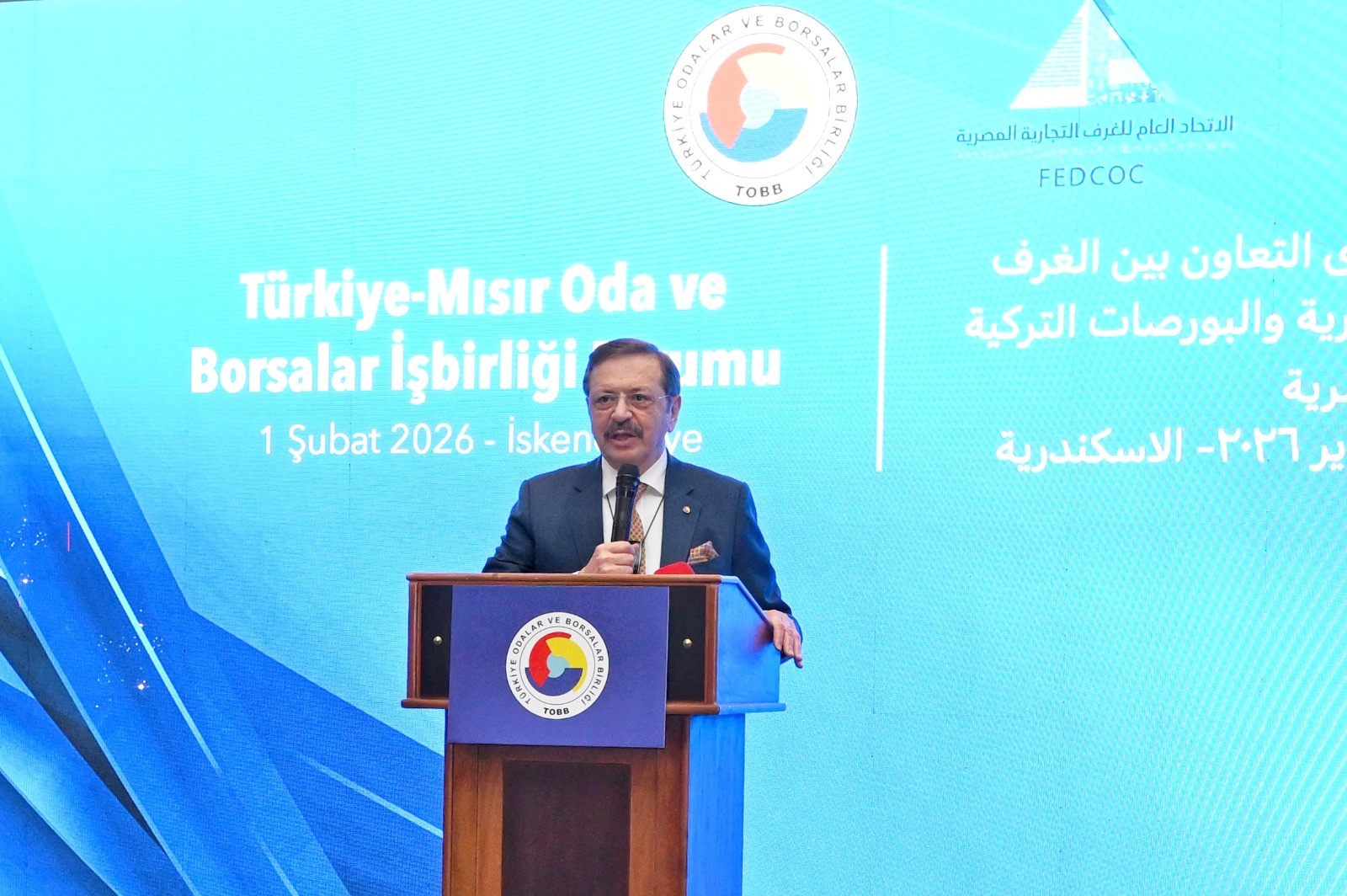 TTSO Başkanı Çelebi Mısır’da iş birliği anlaşmasına imza attı