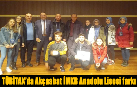 TÜBİTAK’da Akçaabat İMKB Anadolu Lisesi farkı