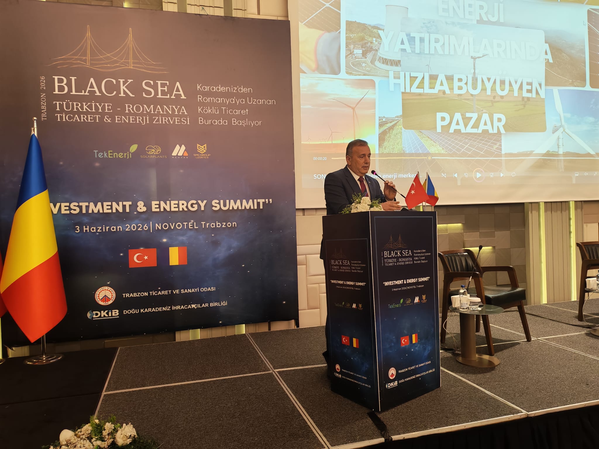 Türkiye – Romanya Karadeniz Ticaret ve Enerji Zirvesi başladı
