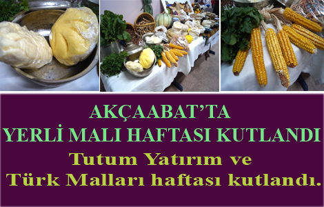 Tutum Yatırım ve Türk Malları haftası kutlandı.