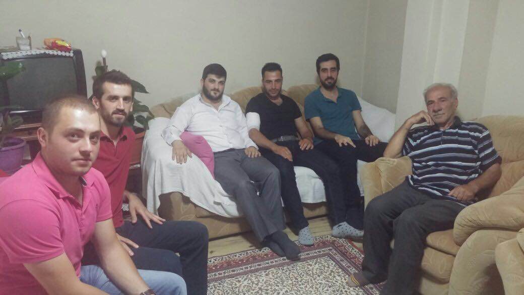 Ülkü Ocaklarından Gazi olan Ümit ÇAKIR’A ziyaret.