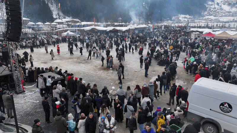 Uzung�l K�� Festivali'ne muhte�em kat�l�m