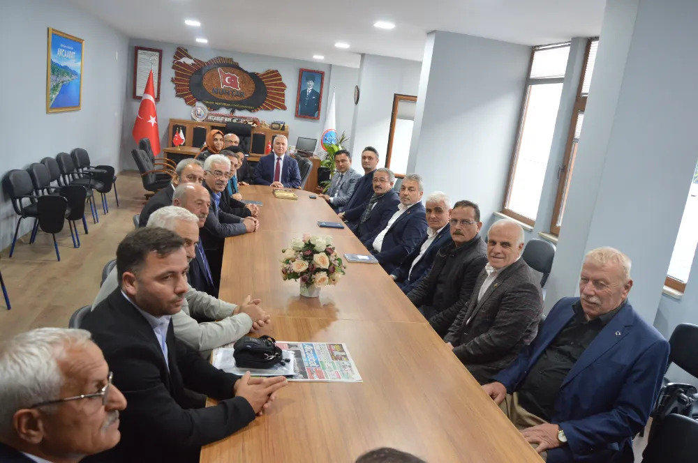 VAL� YILDIRIM'DAN MUHTARLARIMIZA ANLAMLI Z�YARET
