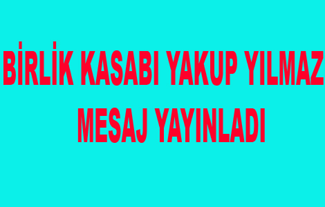 Yakup Ylmaz Mesaj yaynlad.
