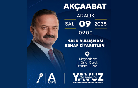 Yavuz A��ralio�lu Ak�aabat�a Geliyor 