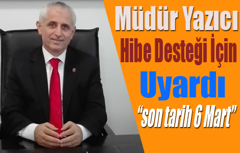 Yazc'dan Dikkat eken Uyar.