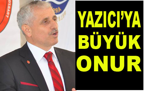 Yazc'ya Byk Onur

