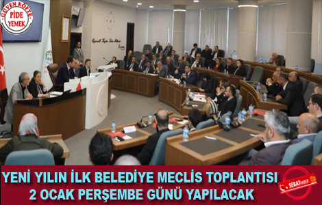 YEN YILIN LK TOPLANTISI 2 OCAK'TA
