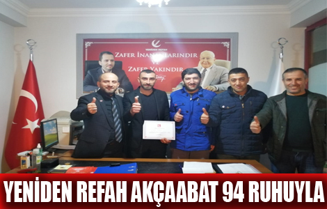 YENİDEN REFAH AKÇAABAT 94 RUHUYLA.