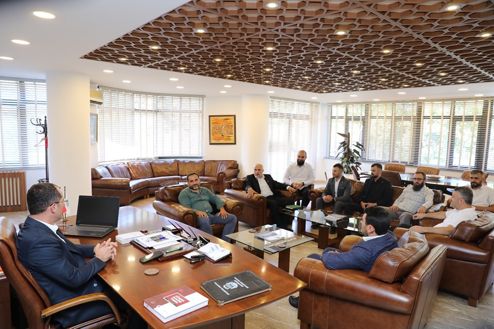 YENİDEN REFAH'TAN BAŞKAN EKİM'E ZİYARET