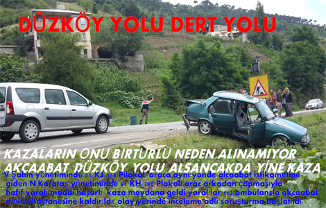 Yine Dzky yolu yine kaza