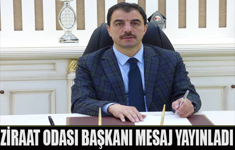 ZRAAT ODASI BAKANINDAN KANDL MESAJI